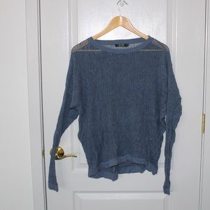 LAUREN RALPH LAUREN WAFFLE KNIT SWEATER